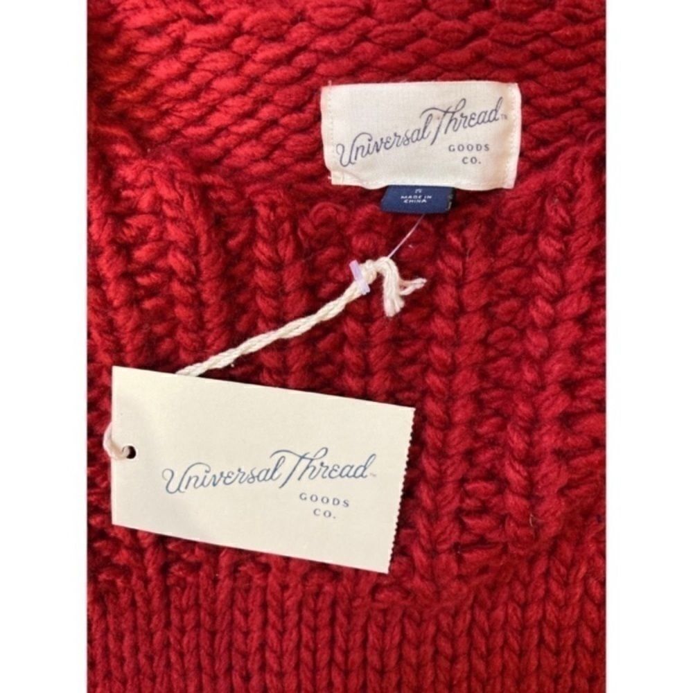 Universal thread red chunky knit sweater - Picture 4 of 4